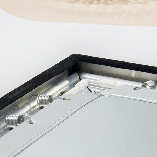 Pantalla de proyección de marco fijo de aluminio personalizada para cine grande de 120 pulgadas