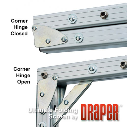 Pantalla plegable Draper Ultimate completa con las patas estándar 105 diag. (51x91) - HDTV [16: 9]
